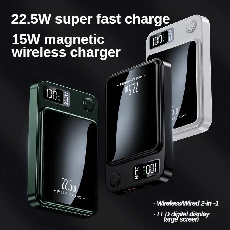 Magnetische Powerbank 10000mAh 15W Wireless Fast Charge
