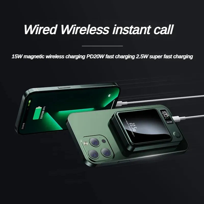 Magnetische Powerbank 10000mAh 15W Wireless Fast Charge