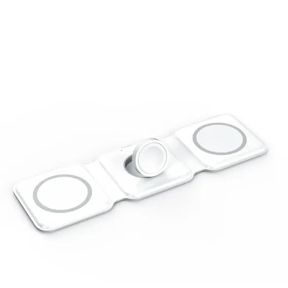 3-in-1 Magnetisches Qi Kabelloses Ladegerät