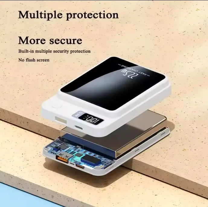 Mini 10000mAh Magnetische Kabellose Powerbank